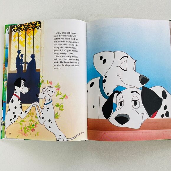 Walt Disney One Hundred and One Dalmations Hard Back Book Vintage 1992 NM - Picture 2 of 5
